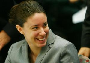 Casey Anthony shown during trial 